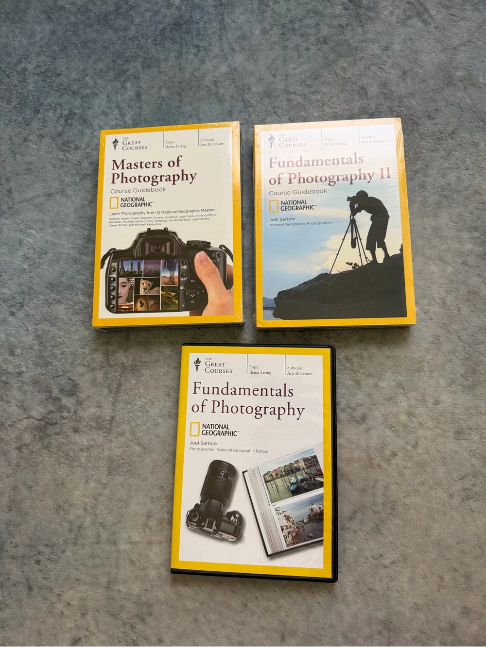 National Geographic Fundamentals of Photography DVD Set - Yellow Covers